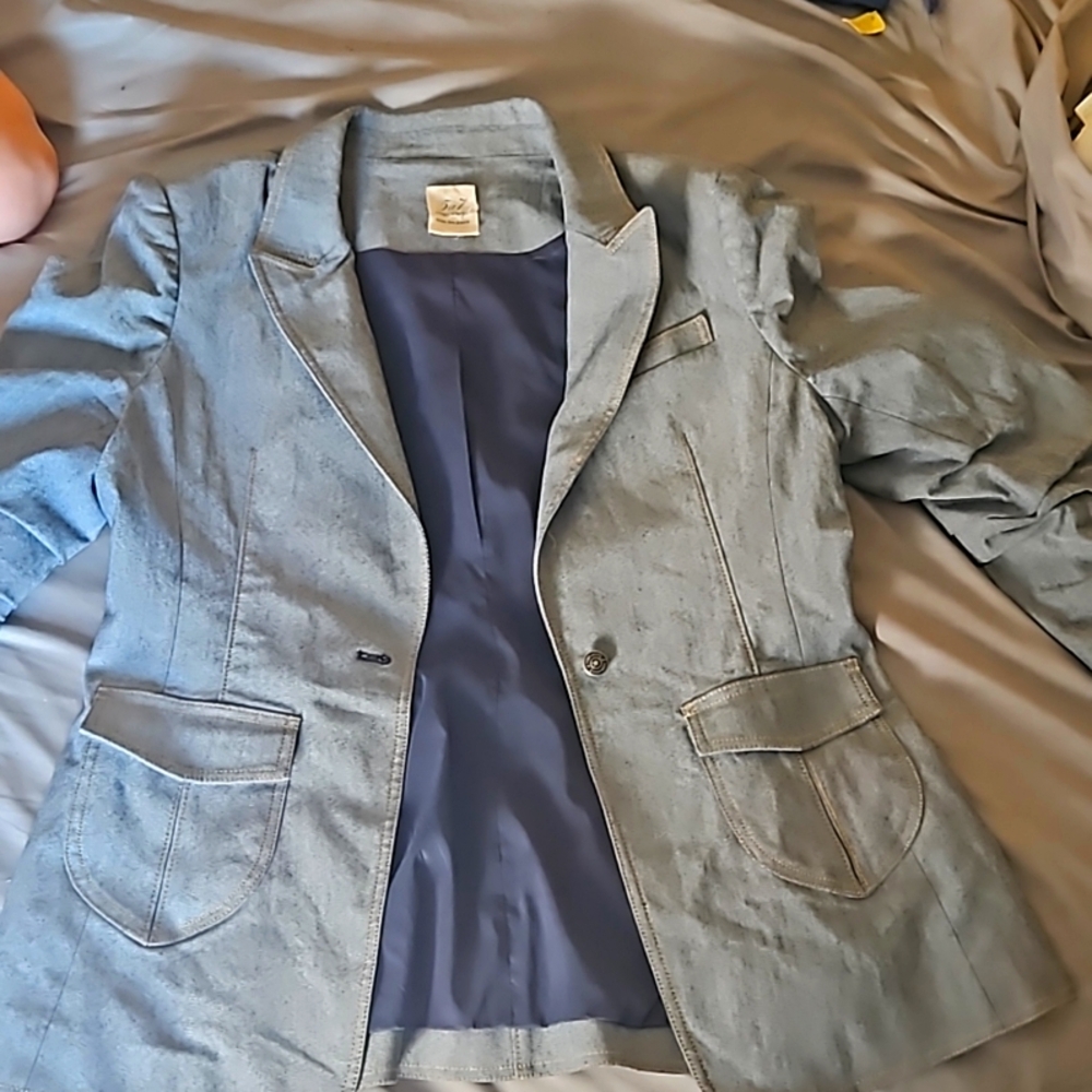 Denim Cinq a Sept Blazer, size 12-14